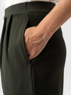Shorts|Saint and Sofia City Culotte - Khaki Pleats