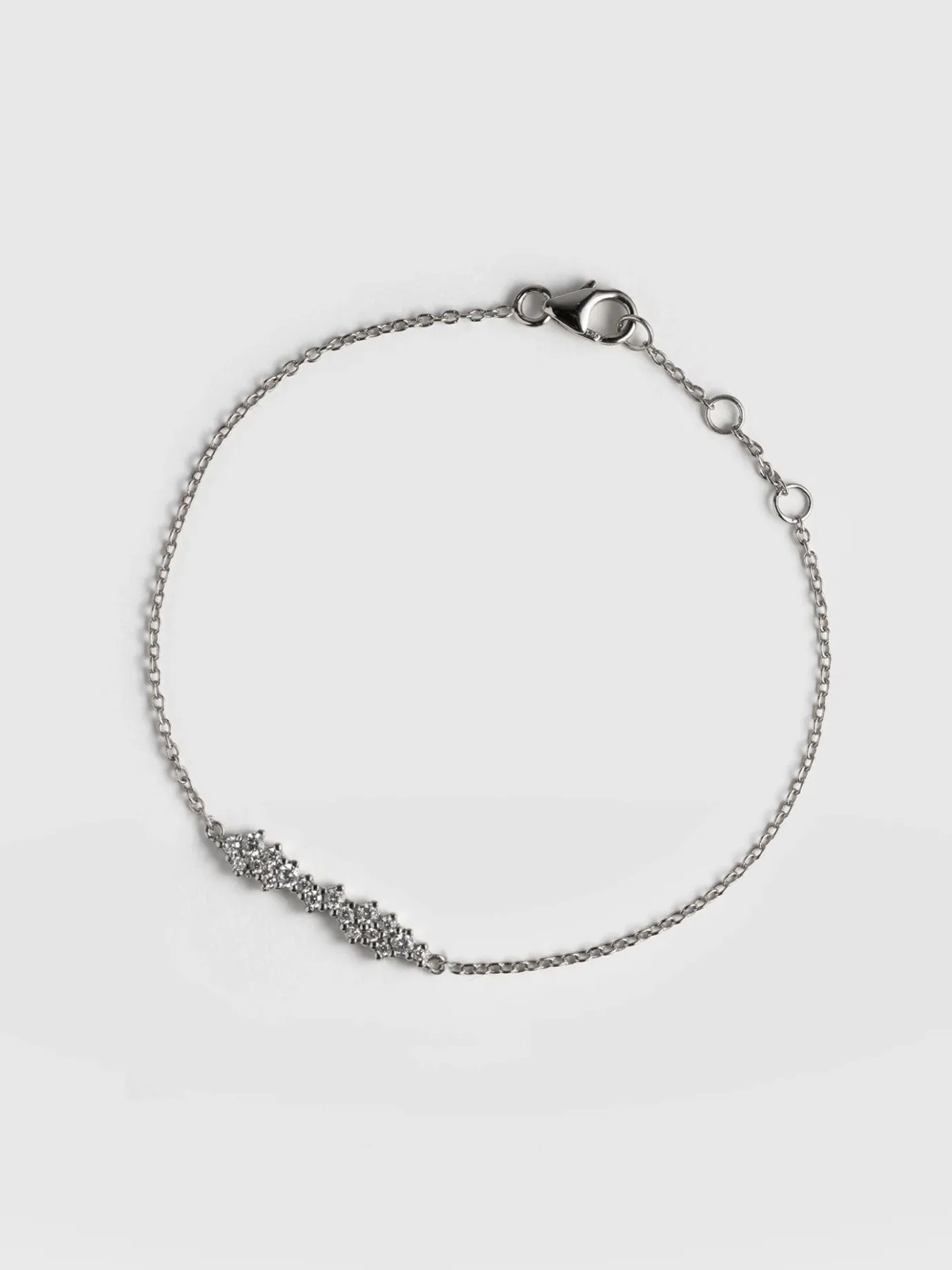Silver Jewelry|Jewelry|Saint and Sofia Constellation Cluster Bar Bracelet - Silver