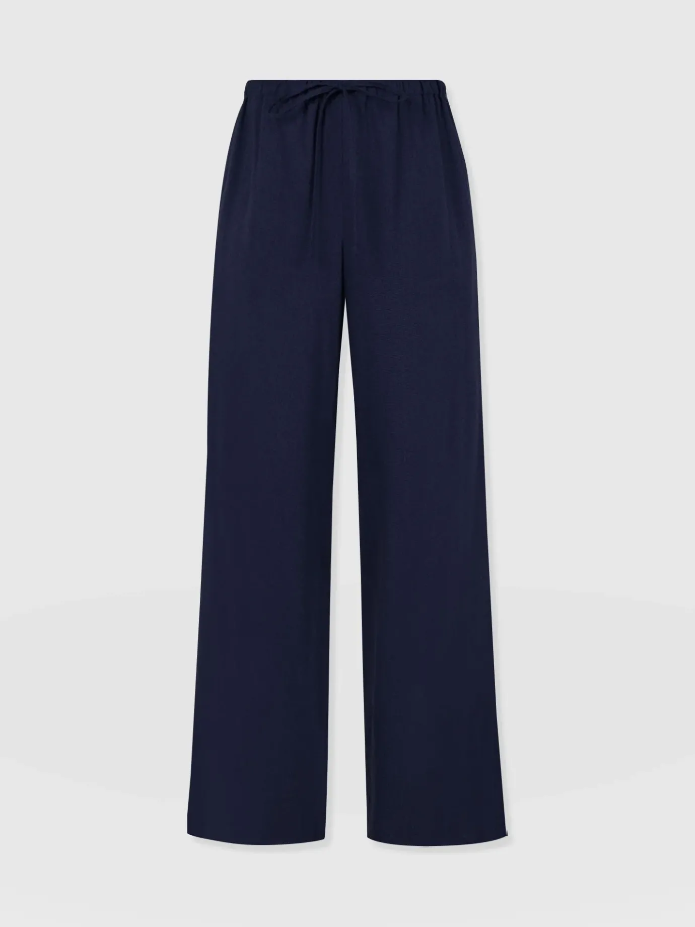 Pants|Saint and Sofia Corinne Linen Pant - Navy