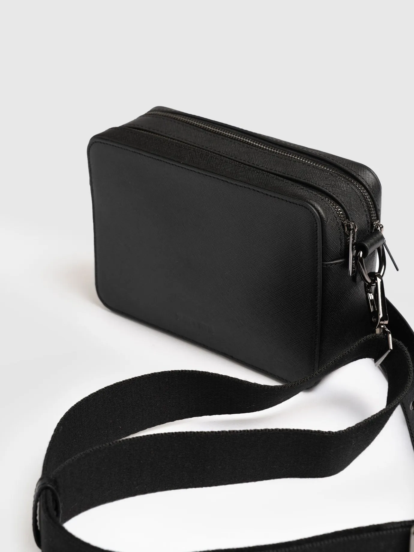 Cross Body Bags|Bags|Saint and Sofia Cross Body Bag - Black Studded