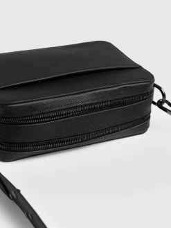 Cross Body Bags|Bags|Saint and Sofia Cross Body Bag - Black Studded