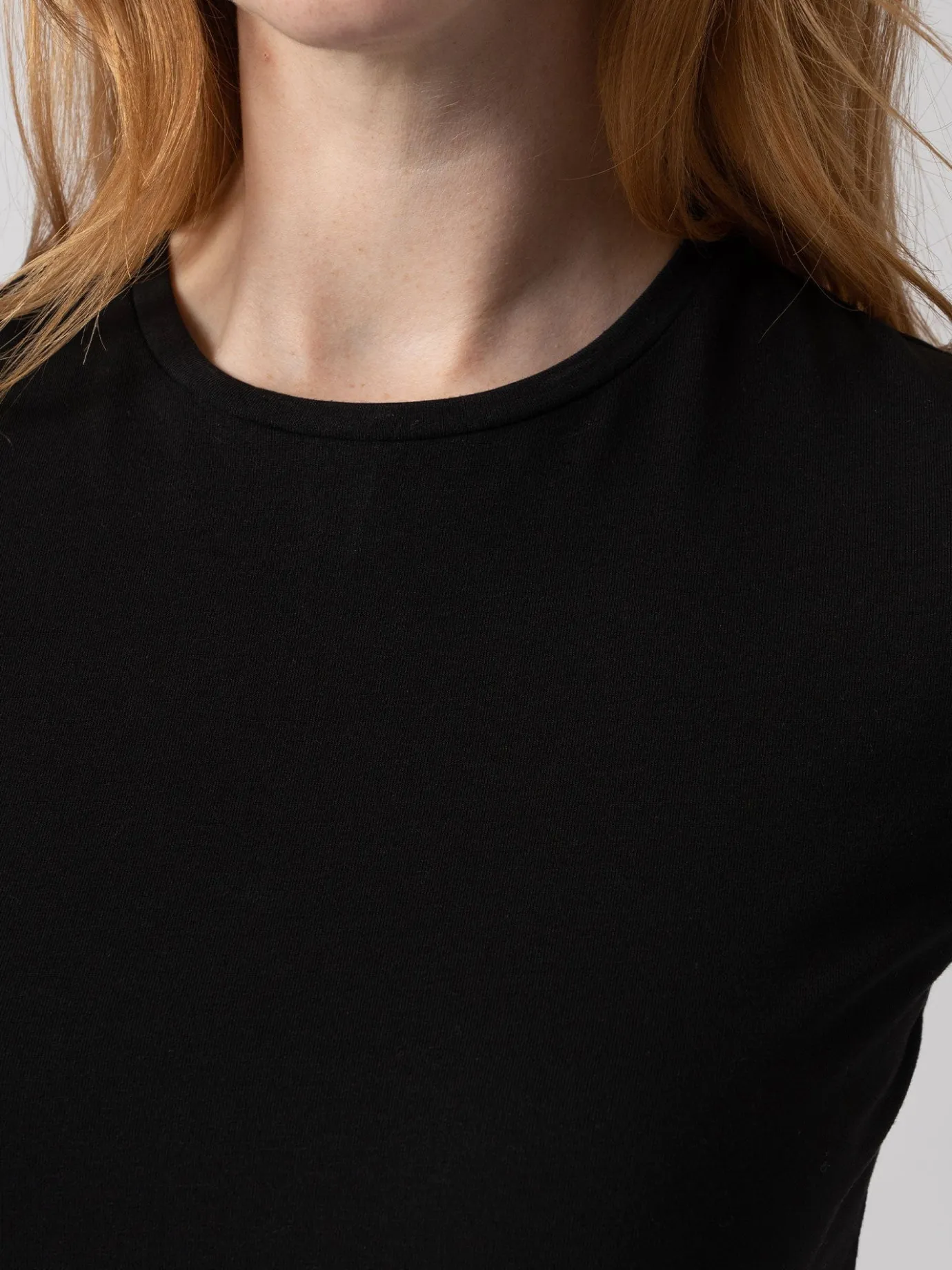 T-shirts & Tanks|Saint and Sofia Easy Cotton Tee - Black