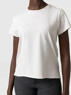 T-shirts & Tanks|Saint and Sofia Easy Cotton Tee - Cream
