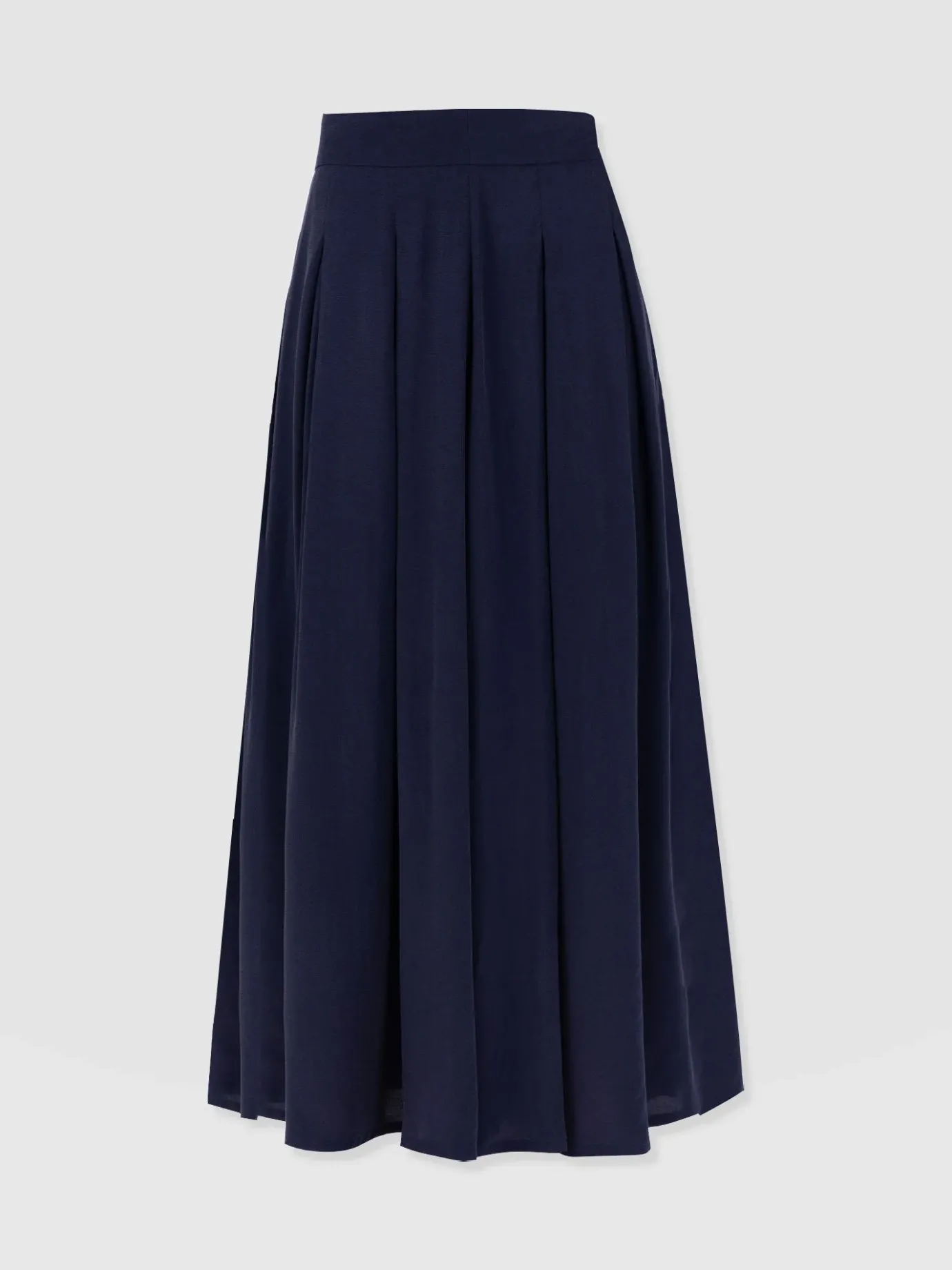 Skirts|Saint and Sofia Eliza Pleated Skirt - Navy