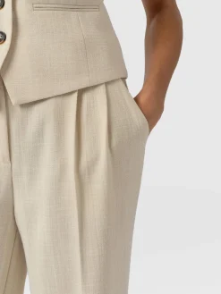 Pants|Saint and Sofia Emery Wide Leg Pant - Cream