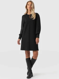 Dresses|Saint and Sofia Esme Zip Up Dress - Black
