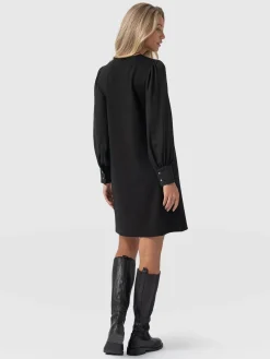 Dresses|Saint and Sofia Esme Zip Up Dress - Black