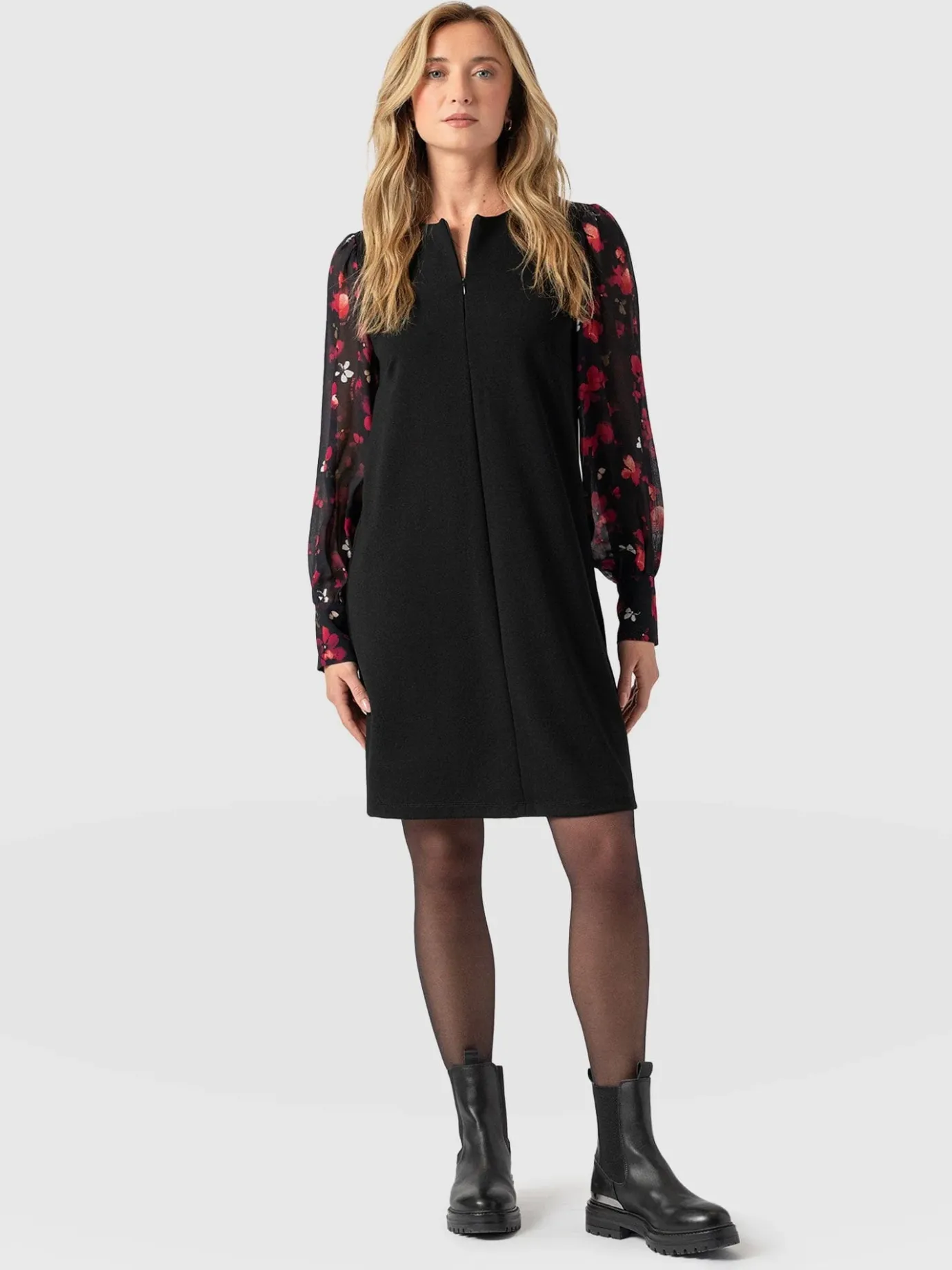Dresses|Saint and Sofia Esme Zip Up Dress - Pink Aurora