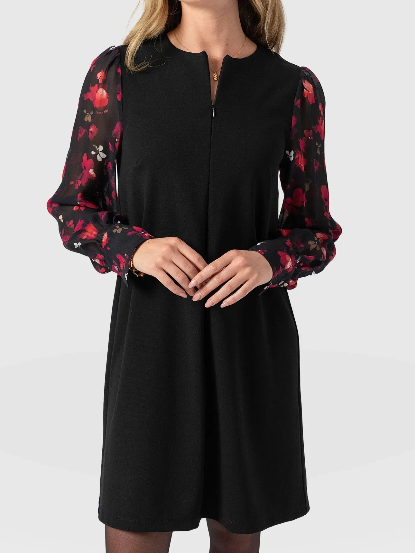 Dresses|Saint and Sofia Esme Zip Up Dress - Pink Aurora