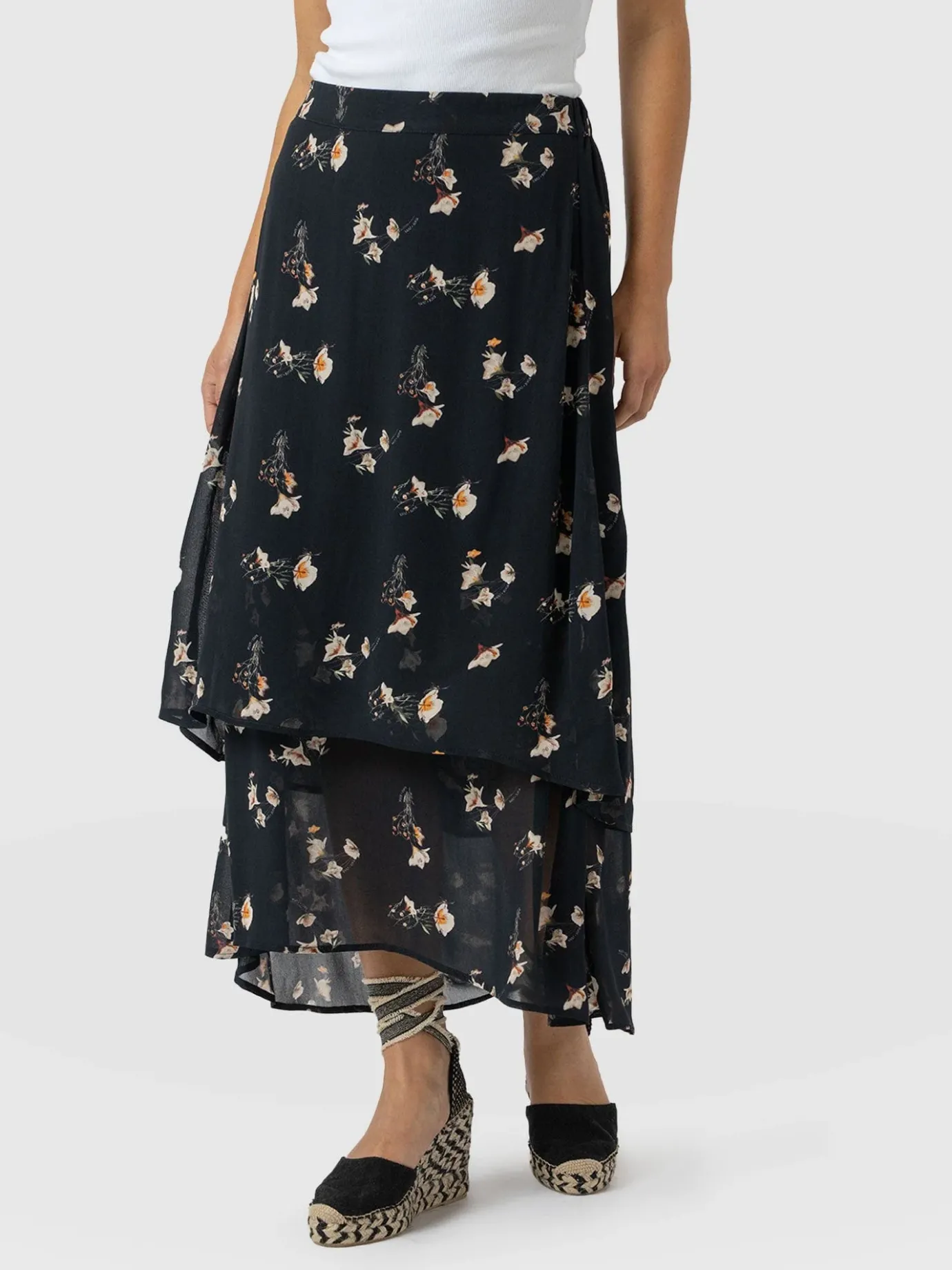 Skirts|Saint and Sofia Etta Layered Skirt - Lily Gardens
