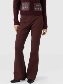 Pants|Saint and Sofia Fearne Flare Legging - Maroon