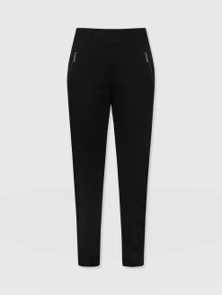 Pants|Saint and Sofia Finsbury Zip Pant - Black