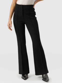 Pants|Saint and Sofia Freya Flared Pant - Black
