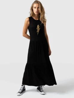 Dresses|Saint and Sofia Greenwich Dress - Black Rock n Roll