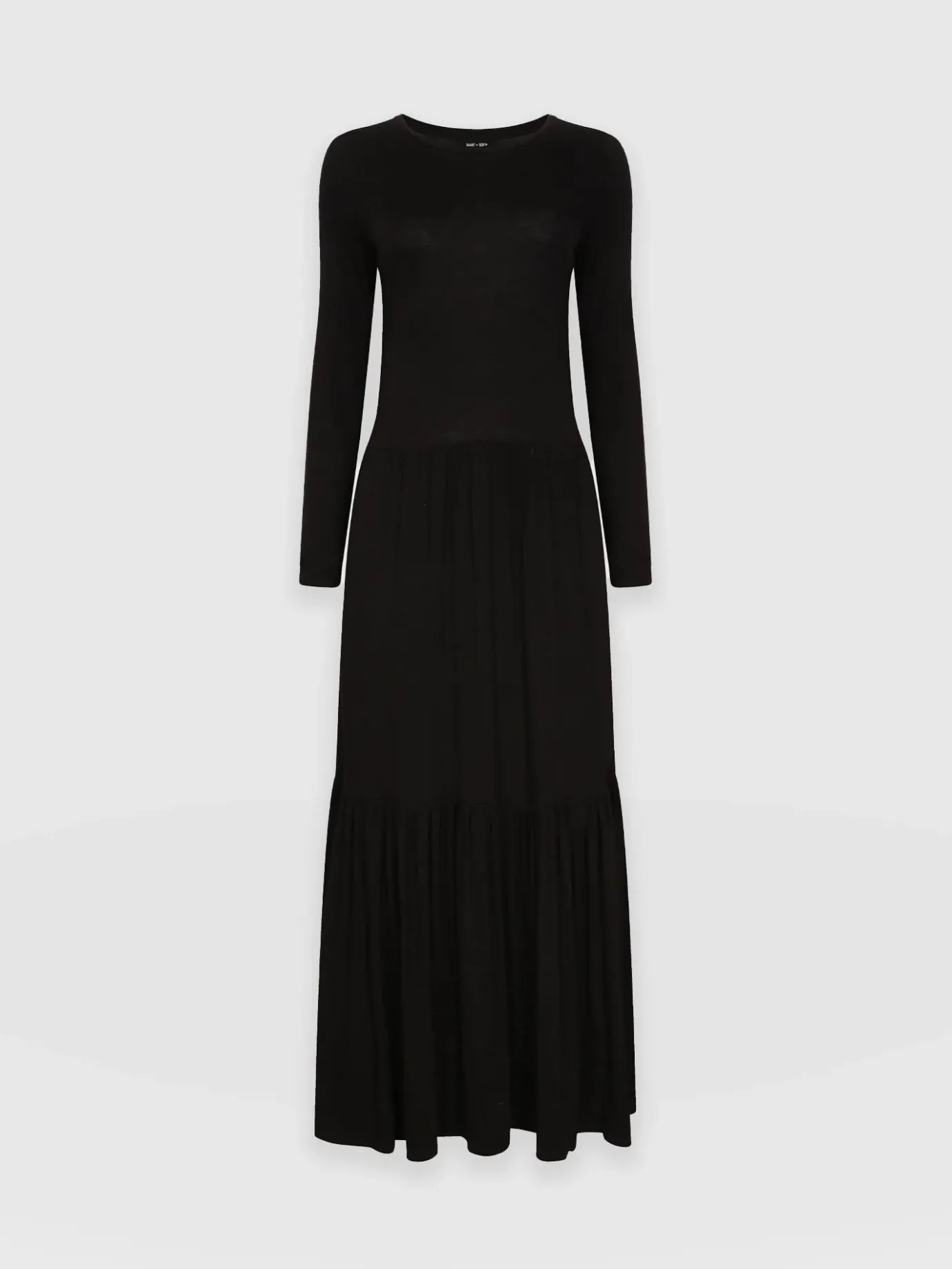 Dresses|Saint and Sofia Greenwich Dress Long Sleeve - Black