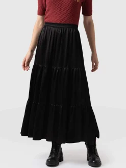 Skirts|Saint and Sofia Greenwich Skirt - Gloss Black