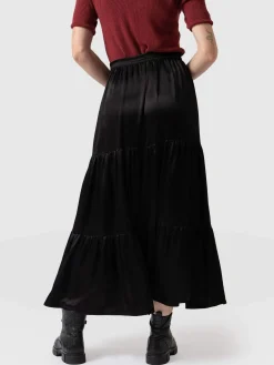 Skirts|Saint and Sofia Greenwich Skirt - Gloss Black