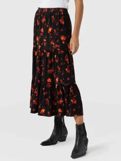 Skirts|Saint and Sofia Greenwich Skirt - Red Aurora