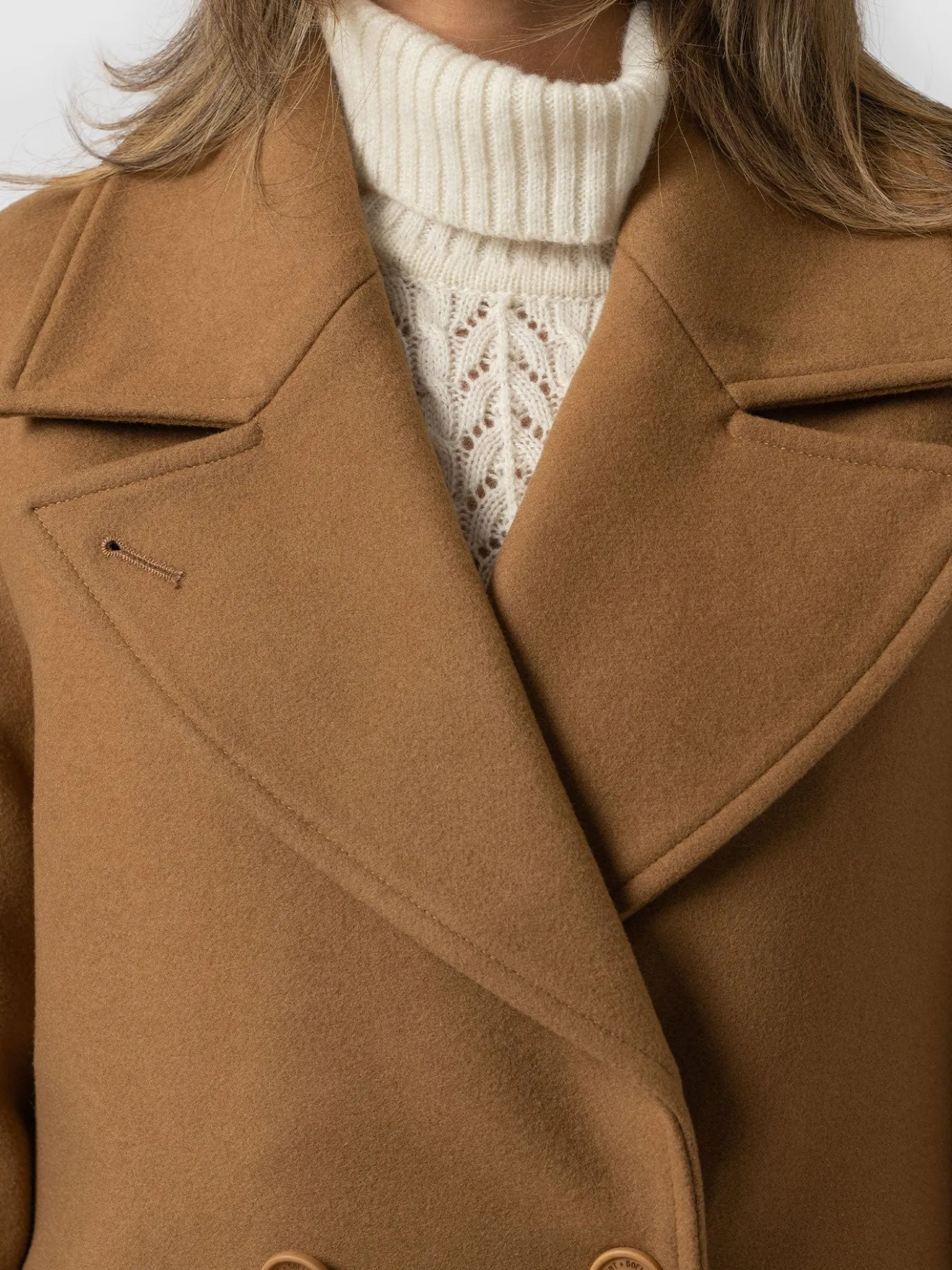 Coats & Jackets|Saint and Sofia Halcyon Coat - Camel