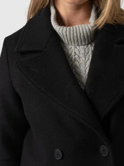 Coats & Jackets|Saint and Sofia Hampton Coat - Black