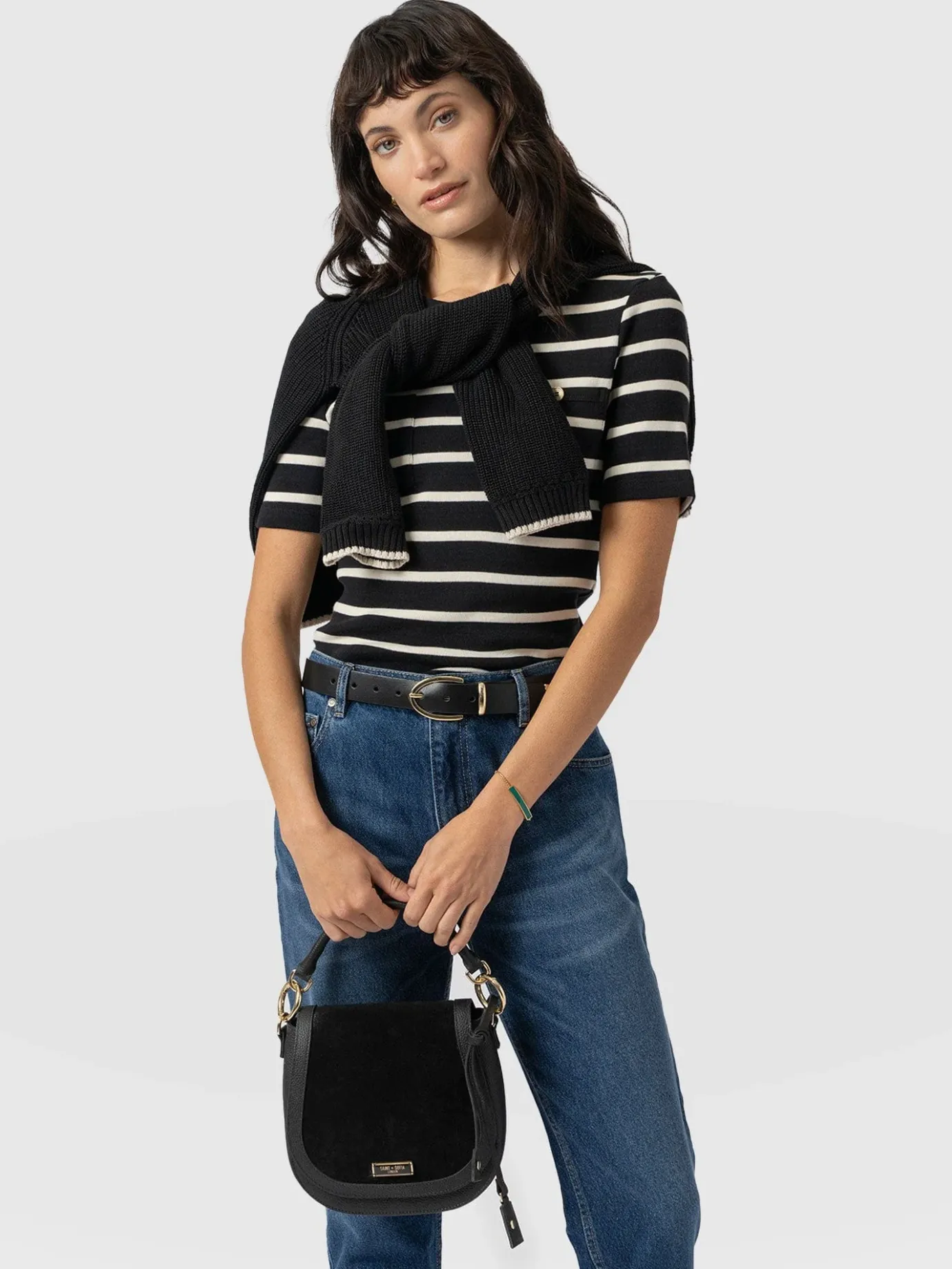 T-shirts & Tanks|Saint and Sofia Helena Tee - Stripe