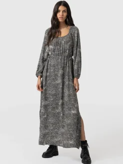 Dresses|Saint and Sofia Henrietta Dress - Monochrome Gothica