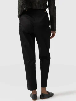 Pants|Saint and Sofia High Waisted Cargo Pant - Black