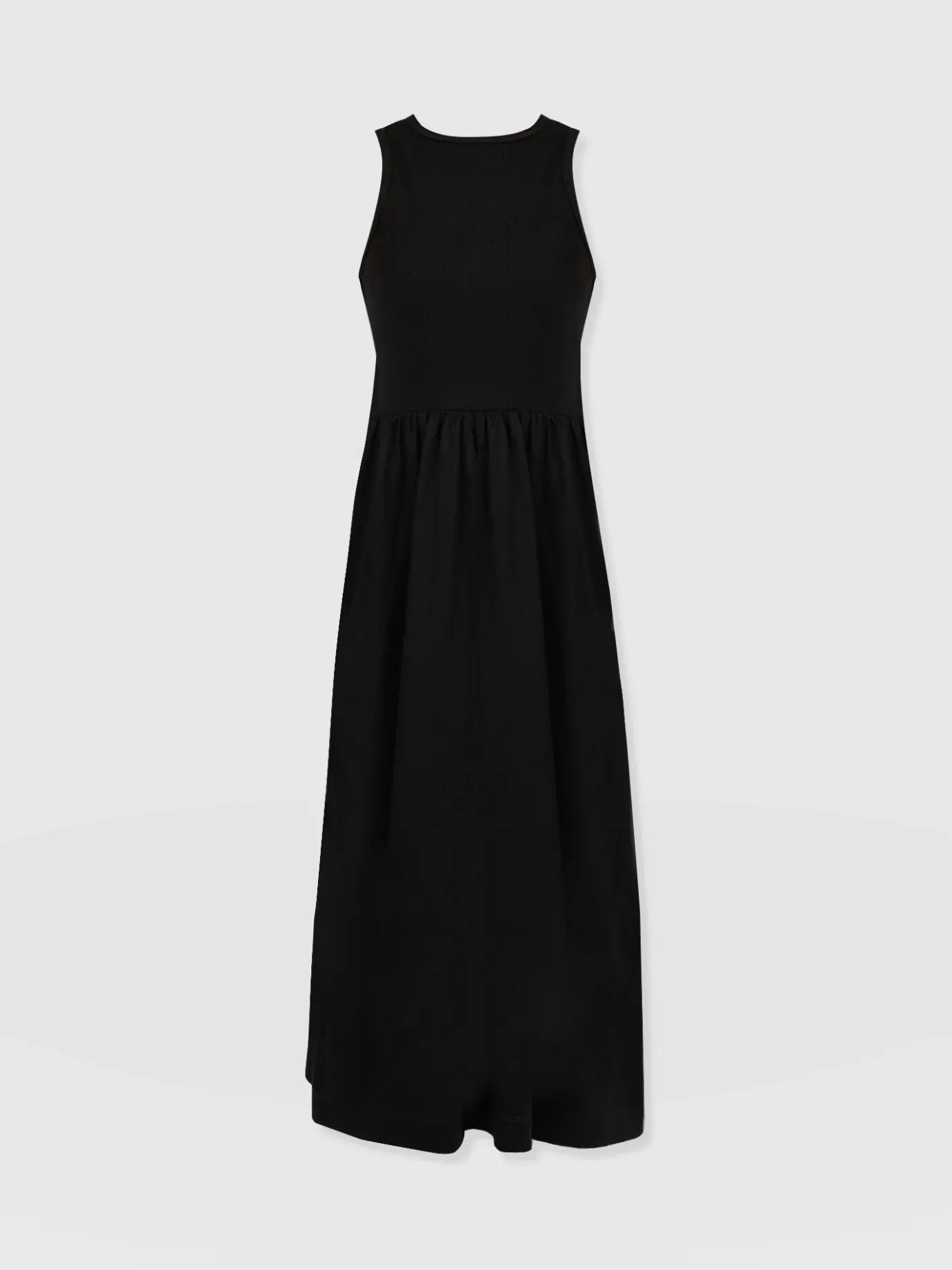 Dresses|Saint and Sofia Ivy Full Skirt Sleeveless Dress - Black