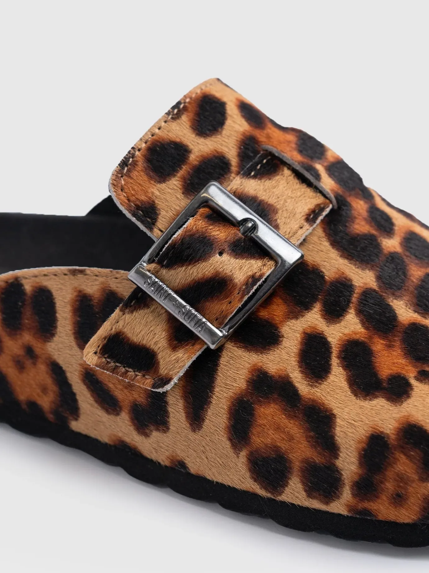Clogs & Slides|Shoes|Saint and Sofia Jude Clogs - Leopard