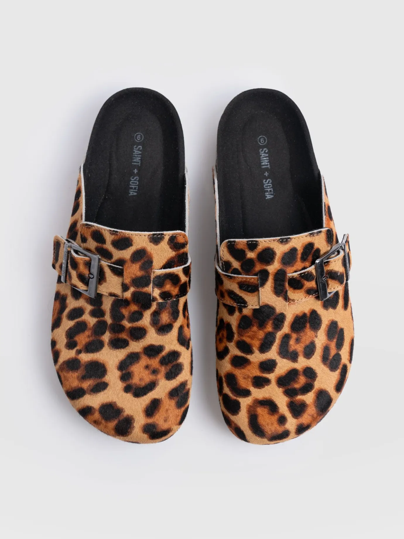 Clogs & Slides|Shoes|Saint and Sofia Jude Clogs - Leopard