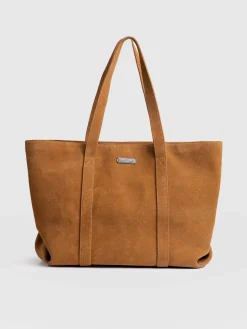 Shoulder Bags|Tote Bags|Saint and Sofia Kara Shopper Bag - Tan