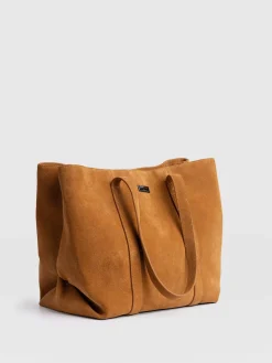 Shoulder Bags|Tote Bags|Saint and Sofia Kara Shopper Bag - Tan