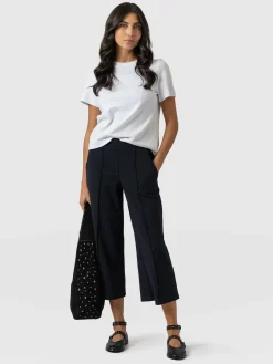 Shorts|Saint and Sofia Keller Culotte - Navy