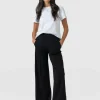 Pants|Saint and Sofia Keller Wide Leg Pant - Black