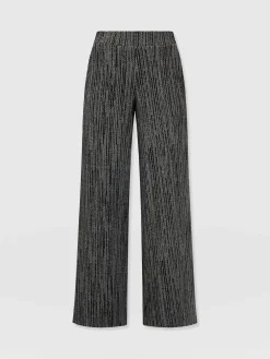 Pants|Saint and Sofia Keller Wide Leg Pant - Grey/Black