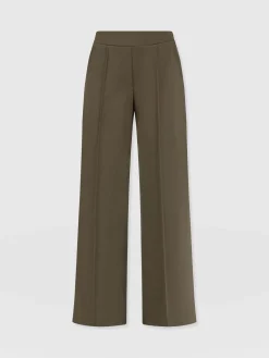 Pants|Saint and Sofia Keller Wide Leg Pant - Khaki