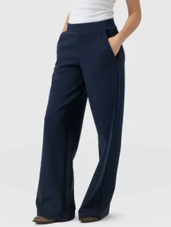 Pants|Saint and Sofia Keller Wide Leg Pant - Navy Twill