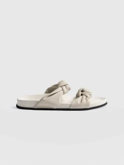 Sandals|Shoes|Saint and Sofia Kingston Knot Sandal - Cream