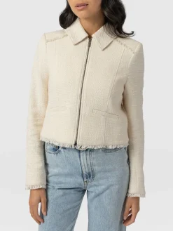 Coats & Jackets|Blazers|Saint and Sofia Kinley Jacket - Cream