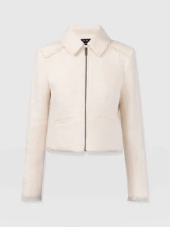 Coats & Jackets|Blazers|Saint and Sofia Kinley Jacket - Cream