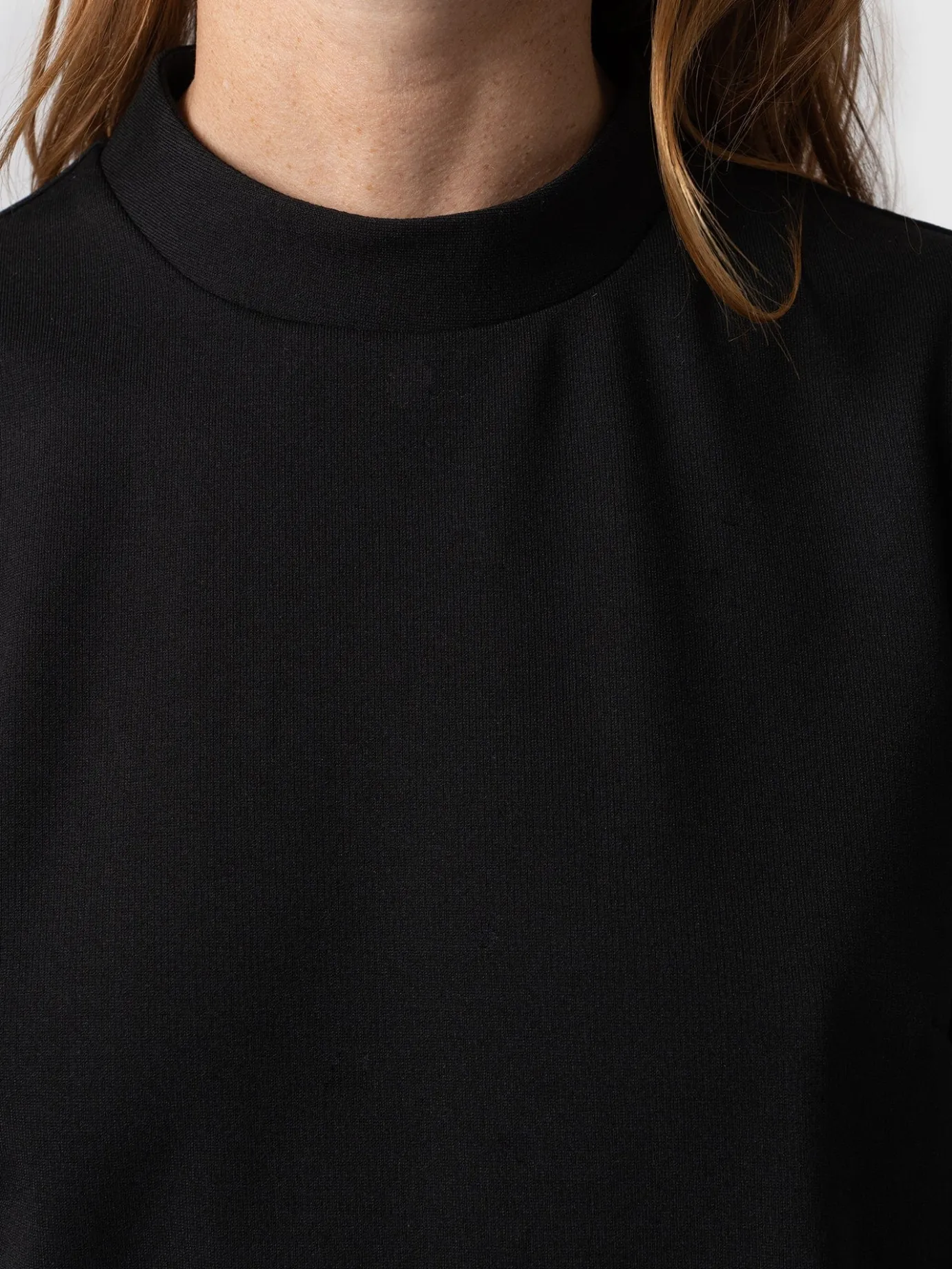 Blouses & Shirts|Saint and Sofia Lace Penny Puff Long Sleeve Top - Black