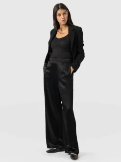 Pants|Saint and Sofia Langley Wide Leg Pant - Black