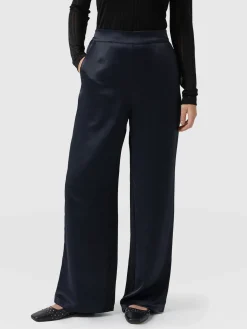 Pants|Saint and Sofia Langley Wide Leg Pant - Navy