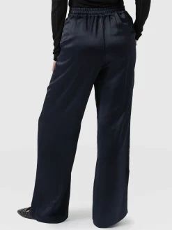 Pants|Saint and Sofia Langley Wide Leg Pant - Navy