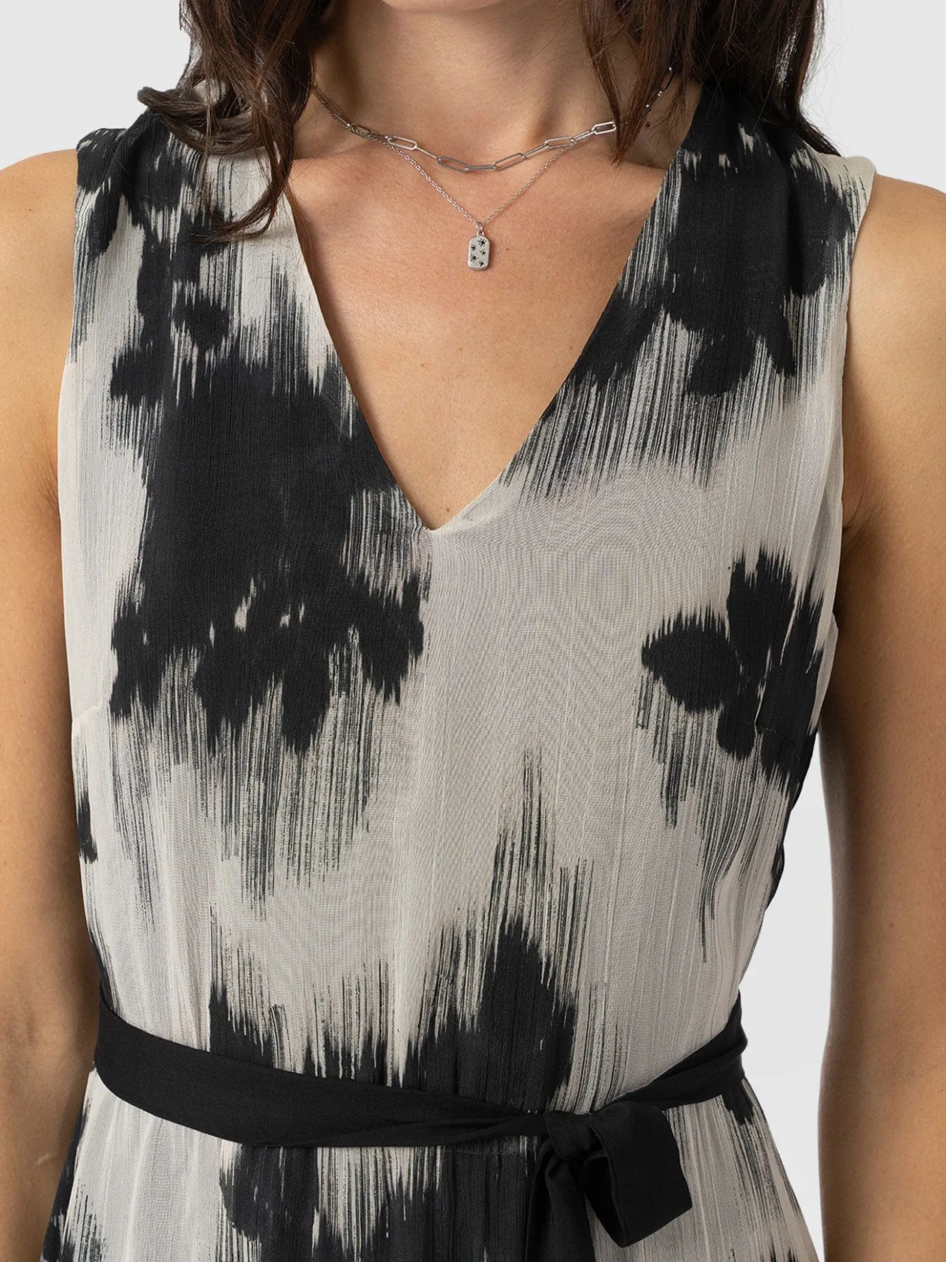 Dresses|Saint and Sofia Lexi High Low Dress - White Fade Floral