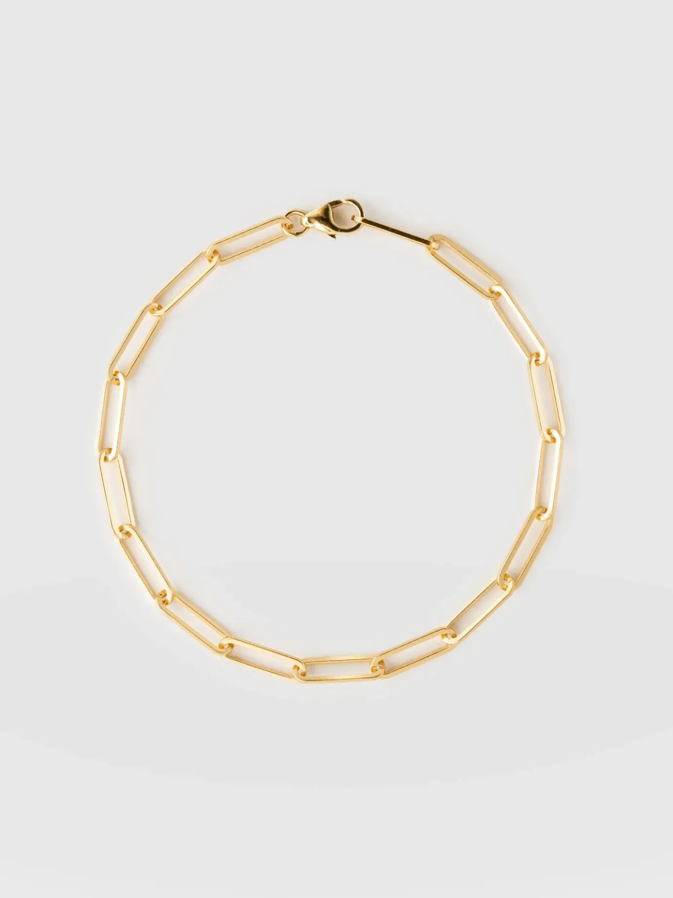 Gold Jewelry|Jewelry|Saint and Sofia Link Chain Bracelet - Gold
