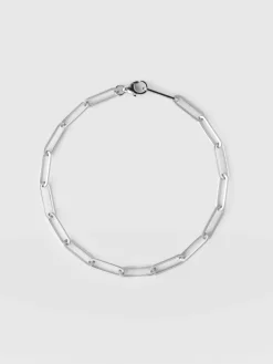 Silver Jewelry|Jewelry|Saint and Sofia Link Chain Bracelet - Silver