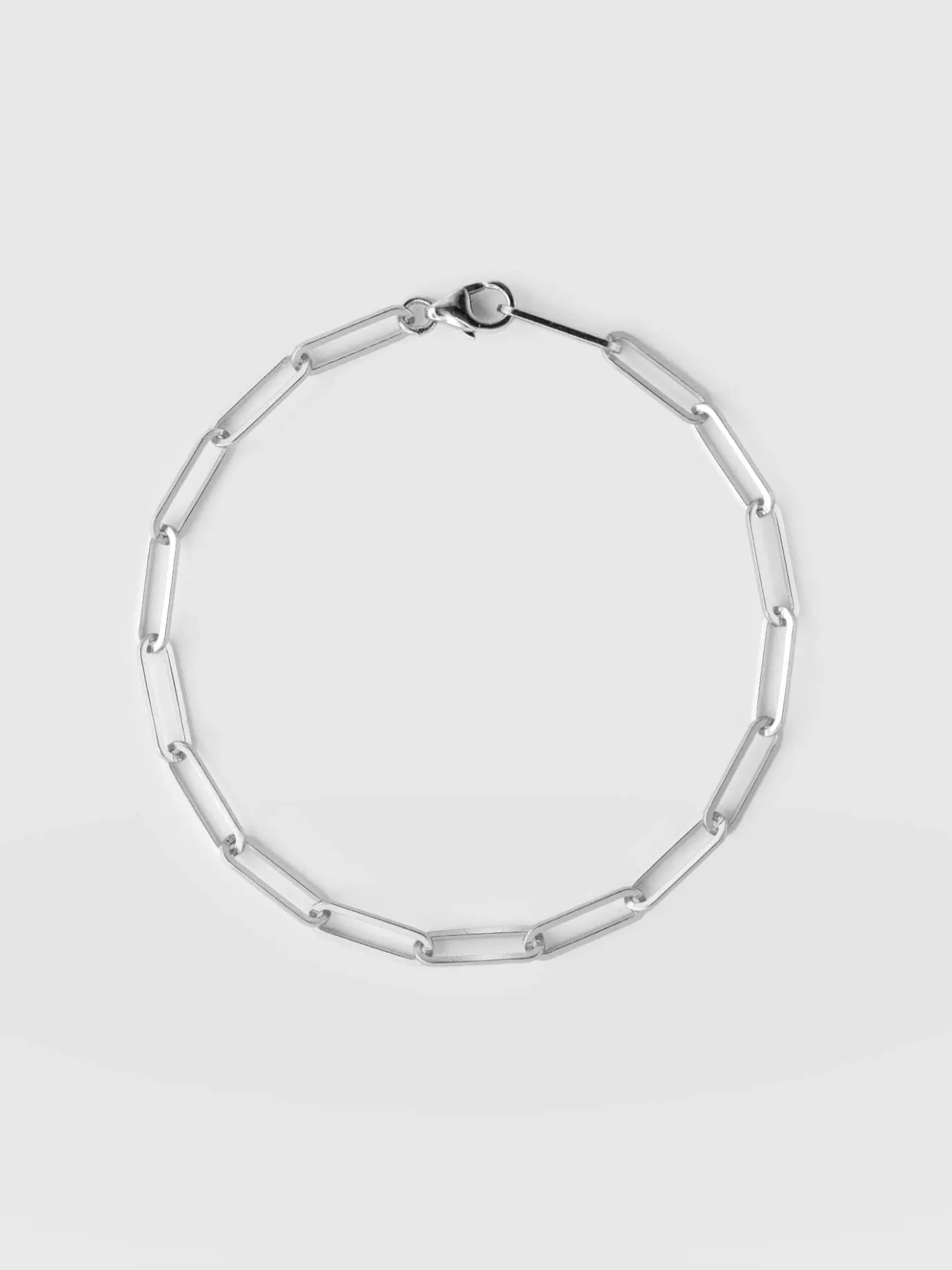Silver Jewelry|Jewelry|Saint and Sofia Link Chain Bracelet - Silver