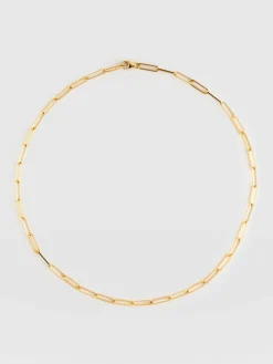 Gold Jewelry|Jewelry|Saint and Sofia Link Chain Necklace - Gold
