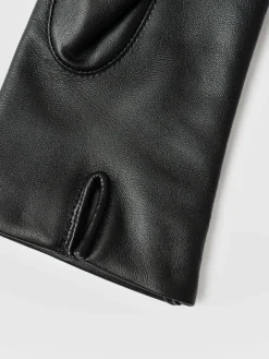 Accessories|Leather|Saint and Sofia Luther Leather Gloves - Black